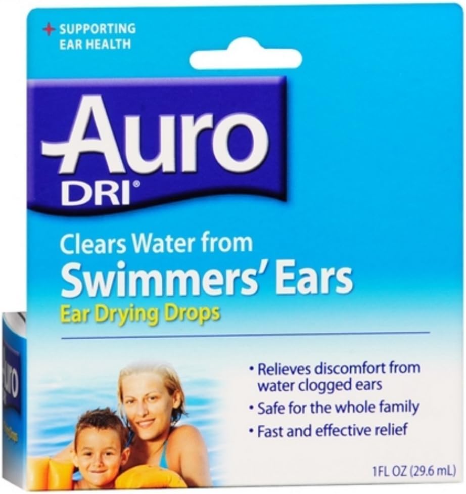 Auro-Dri Ear Water-Drying Aid 1 oz (Pack of 2): Health & Personal Care