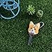 Nayothecorgi Corgi Key Cap – Key Covers w/Pre-Made Hole & Sturdy Metal Ring – Rubber Key Holder – Handy Key Ring Holder For Distinguishing Keys – Dog Lover Gifts – 1.5” X 1.5” X 0.25”