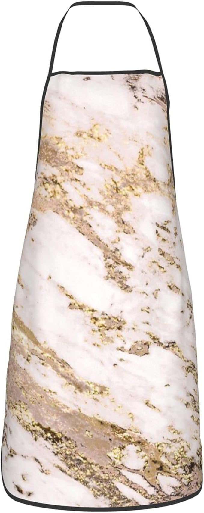 Apron Golden Smudge Blush Marble Aprons for Man Women, Durable
