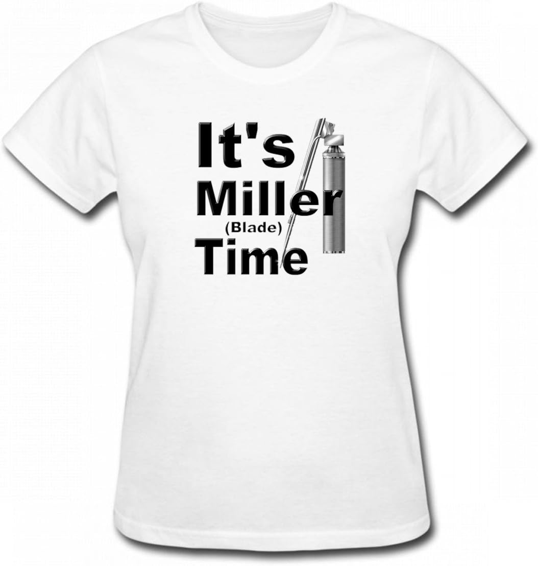 xdondoo It's Miller Blade Time Cool Tshirt Printed T-Shirts Womens Tee White