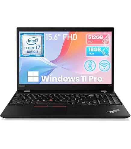 Amazon.com: Lenovo ThinkPad P1 Black Laptop (8th Generation