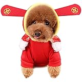 Rodam Pet Cloak Pet New Years Costume Chinese Tang Dynasty Dress for Cat  Dog Puppy Costume Clothes Outfits with Red Envelope for New Year Christmas