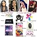 QTHAIR 10A Straight Human Hair Bundles Indian Straight Hair(12 14 16,300g,Natural Black) 100% Unprocessed Indian Straight Virgin Human Hair Bundles