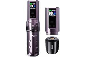 Mast Fold2 Pro Tattoo Gun Wireless Tattoo Pen Machine 2 Replaceble Batteries 2,000mAh Power Supply Mcore Rotary Motor Real St