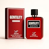 Men and Women's (Unisex) Perfume, Red Glass Bottle, Long Lasting Eau de Toilette, Raspberry, Rose, Patchouli Fragrance, 110 ml - 3.7 FL OZ