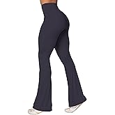 Sunzel Flare Leggings, Crossover Yoga Pants with Tummy Control, High-Waisted and Wide Leg