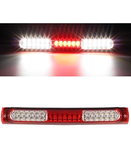 thumbnail image 2 of LED Third 3rd Brake High Mount Stop Light XL3Z13A613AA Brake Tail Cargo Light For Ford F150 1997 2003 Black Housing Smoked Lens 172144 2 of 14