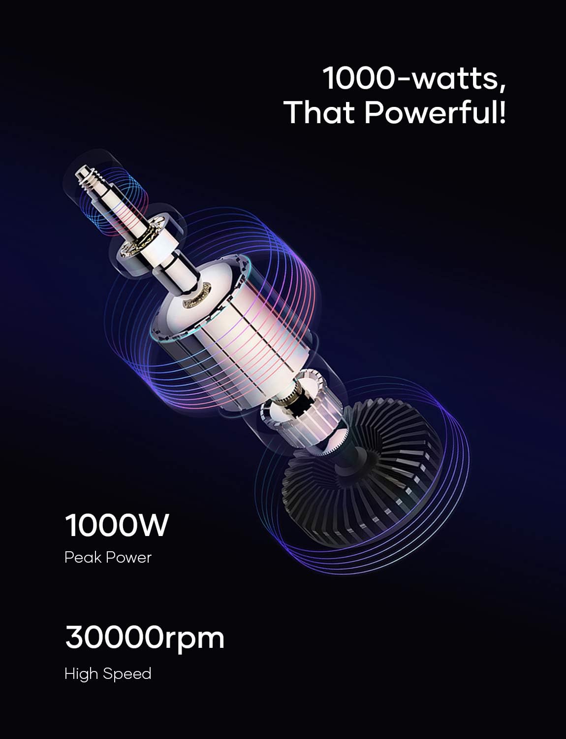 OYeet GoPower Blender 500W Ultra Powerful Personal Blender 10sec