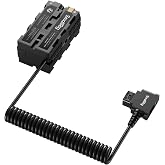 SmallRig NPF Dummy Battery, D-tap to Dual-Sided NP-F Power Cable - 4884 | with USB-C, DC Port, LED Display, for V-mount Battery, NP-F Battery, D-Tap Dummy Battery, Monitor, Wireless Video Transmitter