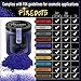 FIREDOTS Indigo Purple Mica Powder for Epoxy Resin Art, Massive 100g Jar, Easy to Mix Epoxy Resin Pigment Powder for Soap Making, Candle Making, Body Butter and Lip Gloss, Purple Pigment Powder