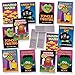 84 Piece Mega Halloween Toy Novelty Assortment; 12 Halloween Disc Shooters, 12 Halloween Crayons, 12 Vampire Teeth, 12 Halloween Fun & Games Books & 36 Plastic Spider Rings!!