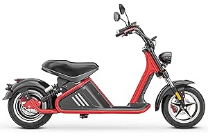eAhora M2 3000W 46Mph Street Legal Electric Motorcycle for Adults, 50+Miles Range 60V 40Ah Battery, DOT Approved Electric Mopeds with Full Suspension, Dual Hydraulic Brakes,1-2 Person