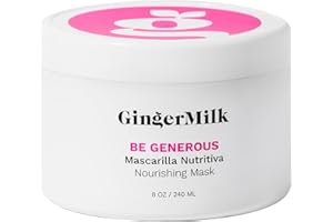 GINGER MILK NATURAL CARE GINGER MILK - Hair Mask, Hair Care, Hair Mask For Damaged Hair, Deep Conditioning Hair Mask, Hair Mask For Dry Damaged Hair And Growth, Be Generous(8 oz.)