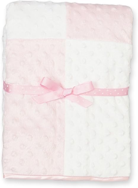 minky dot blanket