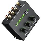 LiNKFOR Stereo Audio 2 Channel Mixer Mini Stereo