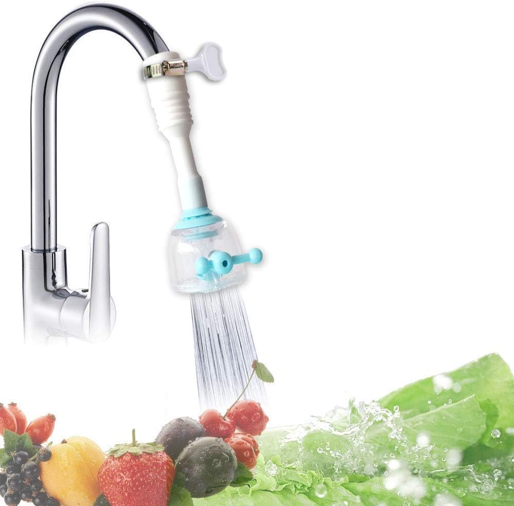Tollcuudda Swivel Faucet Prevent Splash Head Extender Adjustable Aerator Water-Saving Kitchen Household Tap Water Spray Water
