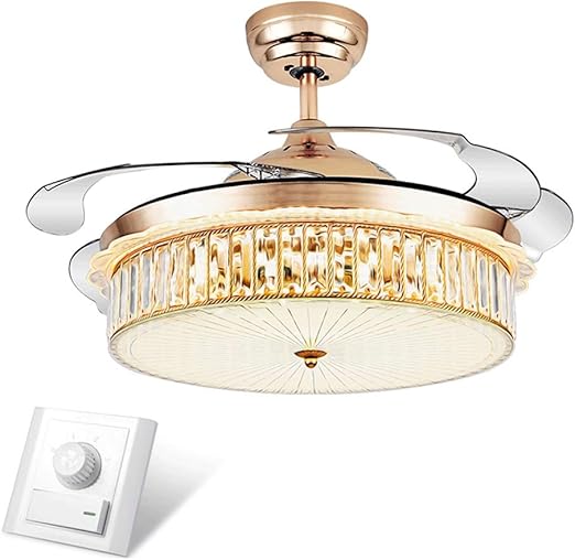 Amazon Com Yang Invisible Ceiling Fan Light Restaurant Home