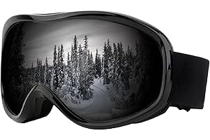 Ski Snowboard Goggles Anti-Fog Anti-UV Winter Snow Sports Skating Snowmobile Glasses for Men Women