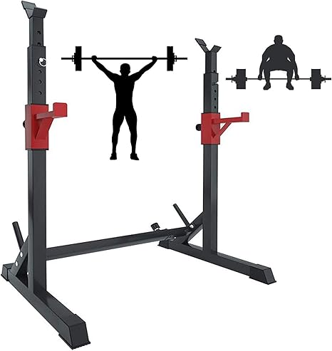 Amazon Fitmate バーベルスタンド ベンチプレスラック スクワットラック セーフティーバー搭載 高さ調整 幅調整可能 耐荷重250kg Fitmate スミスマシン