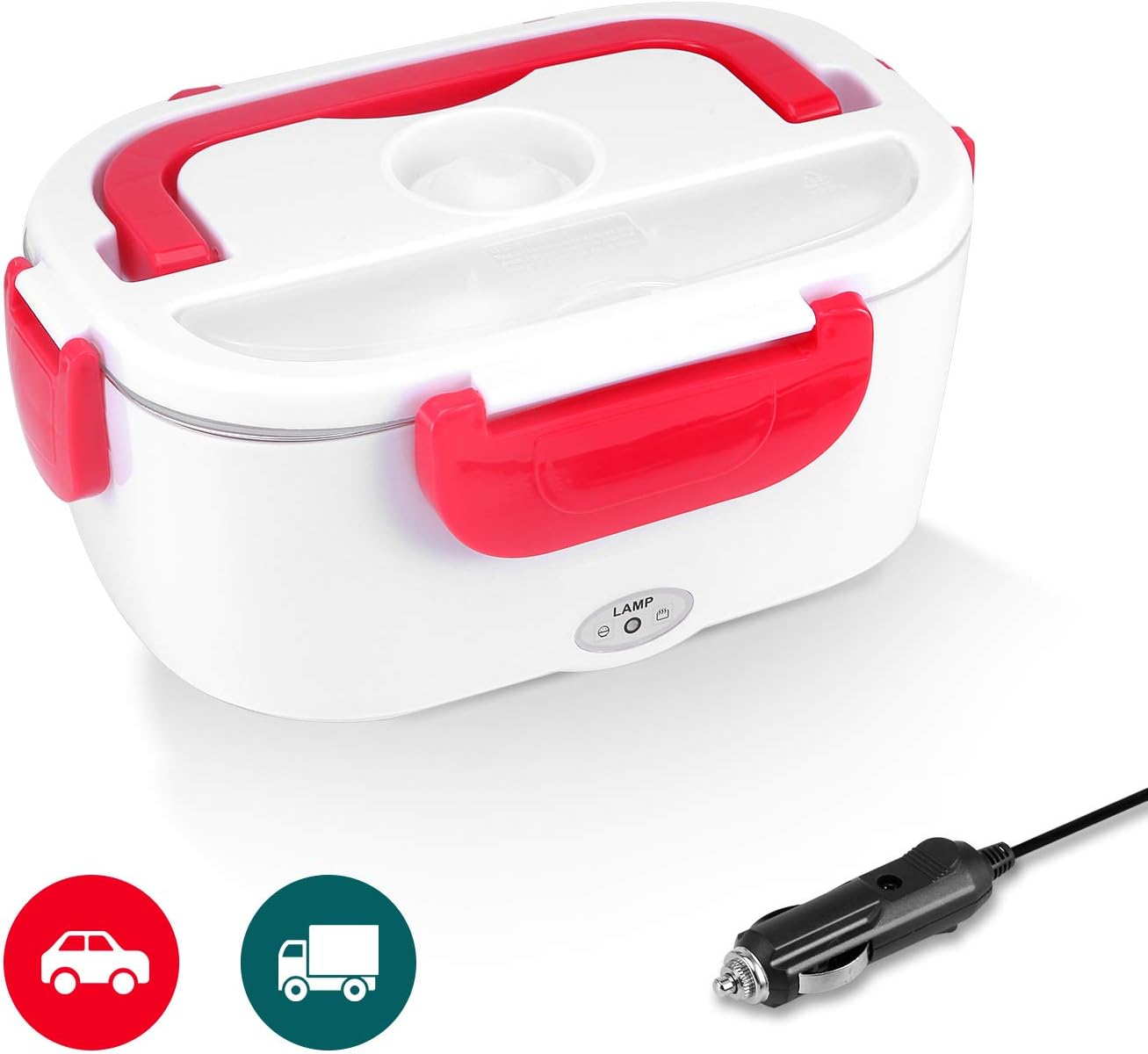 12V Electric Lunch Box, Heating Lunch Box,Food Warmer Lunch Box,304