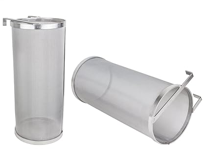 Beeketal 'BBF-1' Bier Hopfen Filter Feinsieb aus Edelstahl mit sehr feinem 300 Mikron Siebgewebe (ca. 350 x 150 x 150 mm), Bi