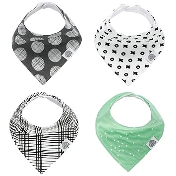parker baby bandana drool bibs