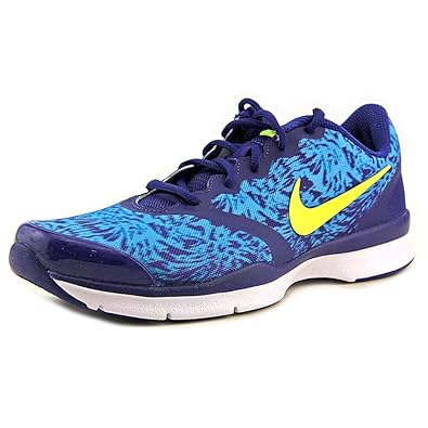 Amazon Com Nike In Season Tr 4 Print Womens Blue Lagoon Volt