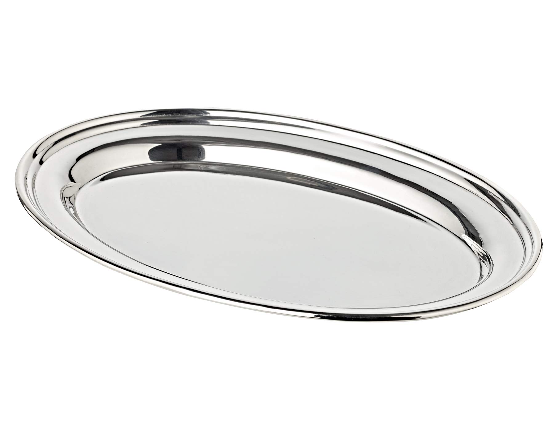 EDZARD serving tray "Lisa" silver plated, oval, 9,4 x 6,3 in