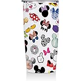 Jztco Magic Cartoon Mouse Inspired Straight Skinny 20 oz Tumbler Mouse Themed Gifts for Women Girls Friend Sisters Daughter Water Bottle Coffee Mug Insulated Tumblers Thermal Cup for Vacation Trip