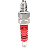 Amavoler High Performance 3 Electrode A7TJC Spark Plug Fit for GY6 50-125cc Moped Scooter ATV Quads. (1 pcs)