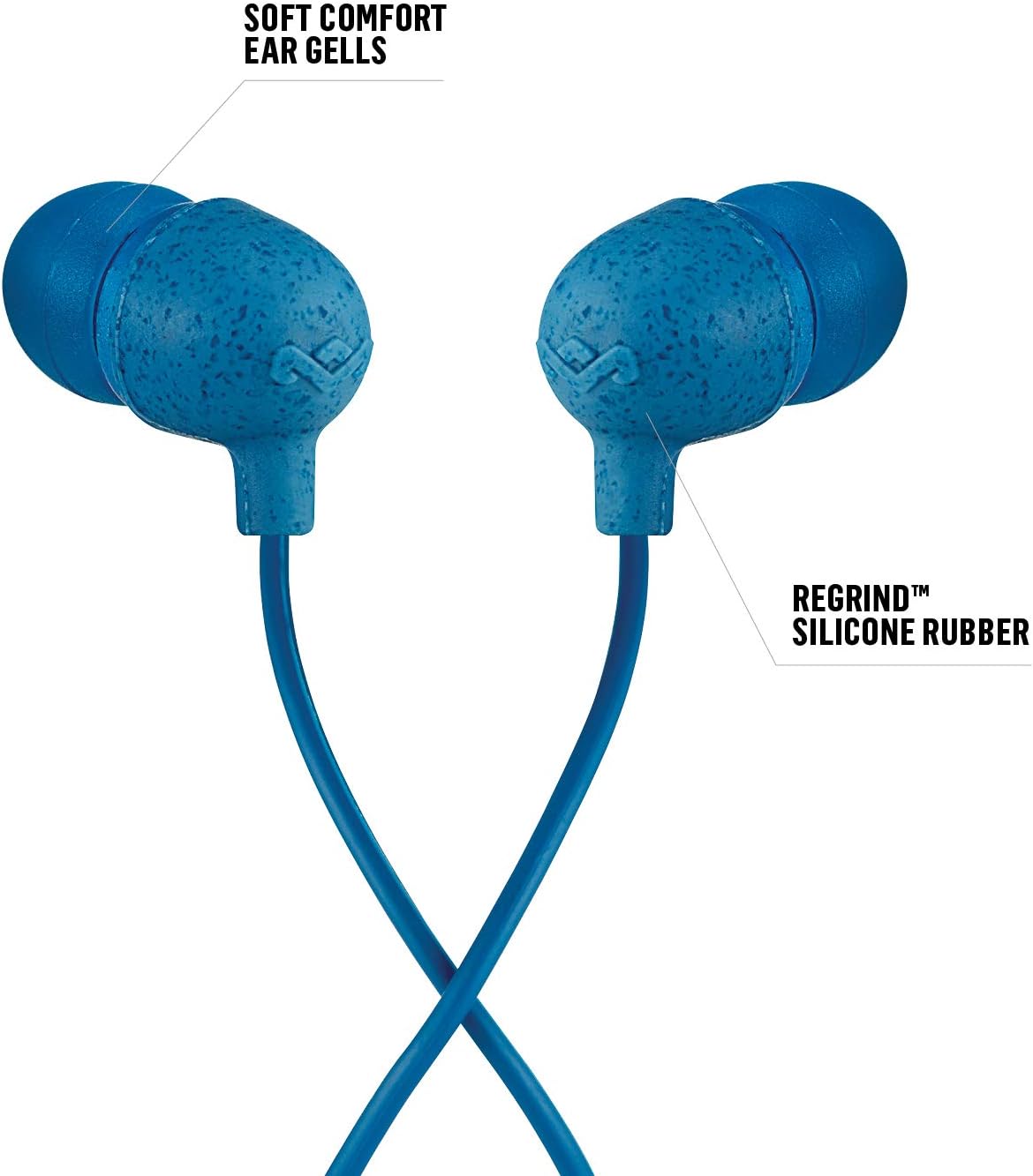 House of Marley Little Bird In-Ear Headphones, In-Line Microphone Control Earphones, Noise Isolating 9 mm Driver - Image 3