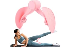 KRYSLANIX Hip Trainer Thighs Exerciser,Enhanced Resistance Hip and Pelvis Trainer,Trimmer Inner Thigh Toner Workout,Thighs Toner Kegel Exercise,Leg Workout Exercise for Women(Pink)