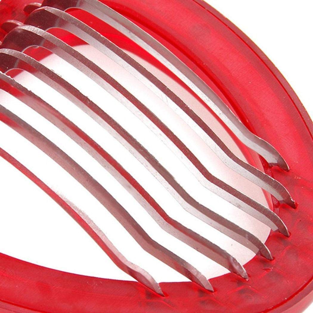 Piokikio Mini Strawberry Slicer Craft Fruit Cutter Gadgets Kitchen Tool with Stainless Steel Blades