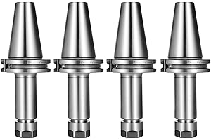 ORANGEA Vevor 4Pcs CAT40 Tool Holder ER16 Collet Chuck Set length 100mm Chuck Tool Holder Set Mill Holder for CNC Engraving Machine Milling Lathe(4Pcs CAT40 ER16 100mm) - Amazon.com