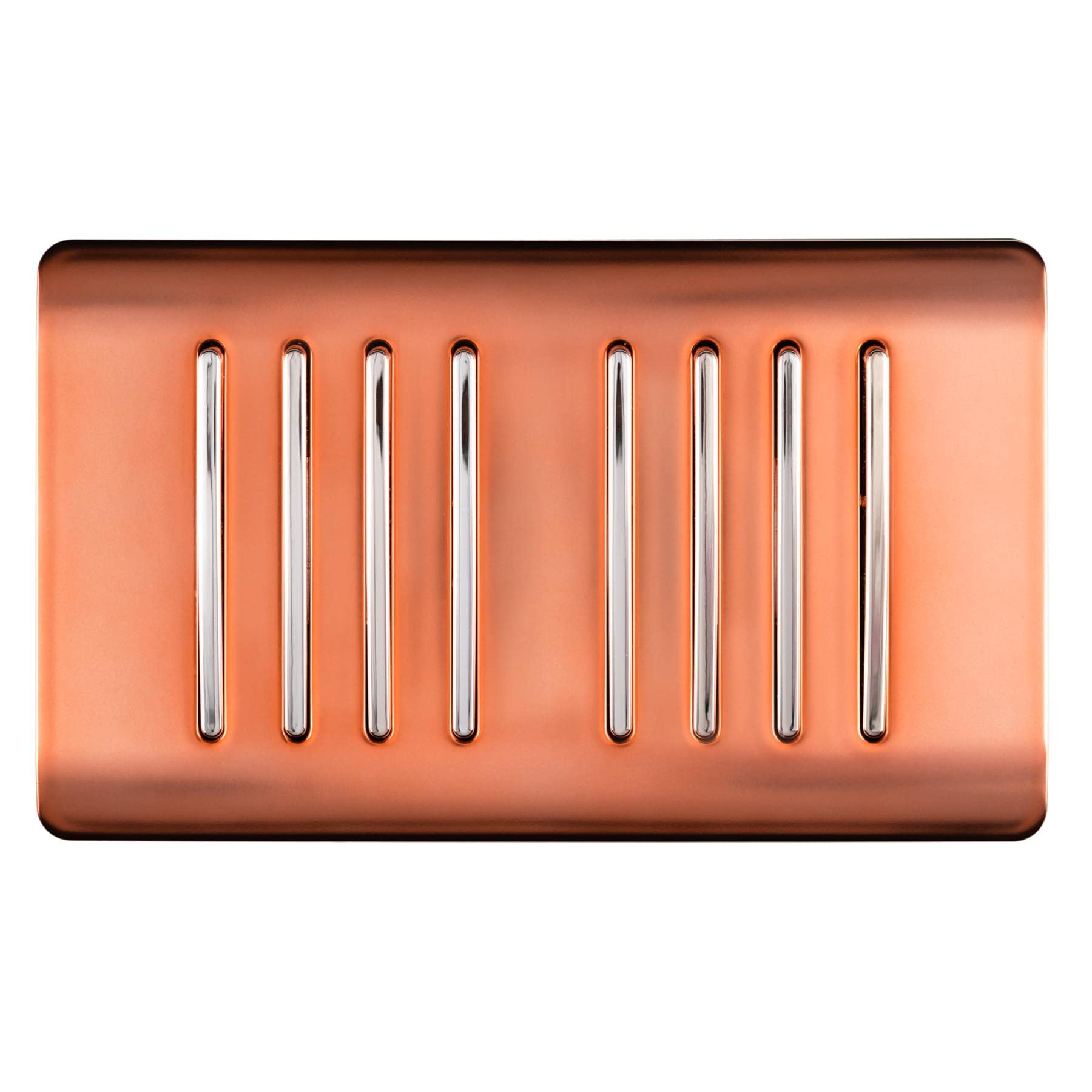 Trendi Switch 8 Gang 2 Way Rocker Double Plate Light Switch in Copper, (ART-SS88)