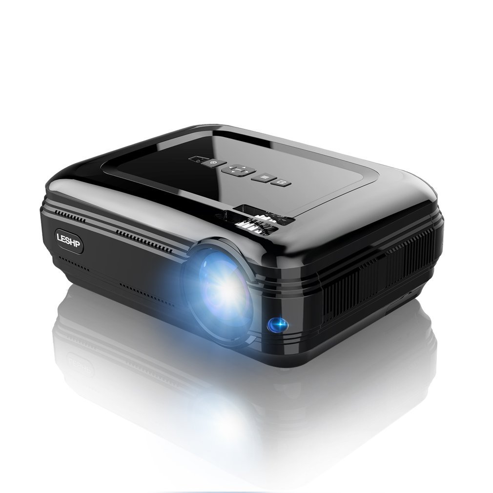 LESHP Mini Portable Projector Multimedia LED Video Amazon.co.uk