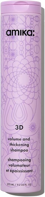 Amika 3D Volume Thickening Shampoo 275ml Hair Care For Fuller Looking Hair view 1