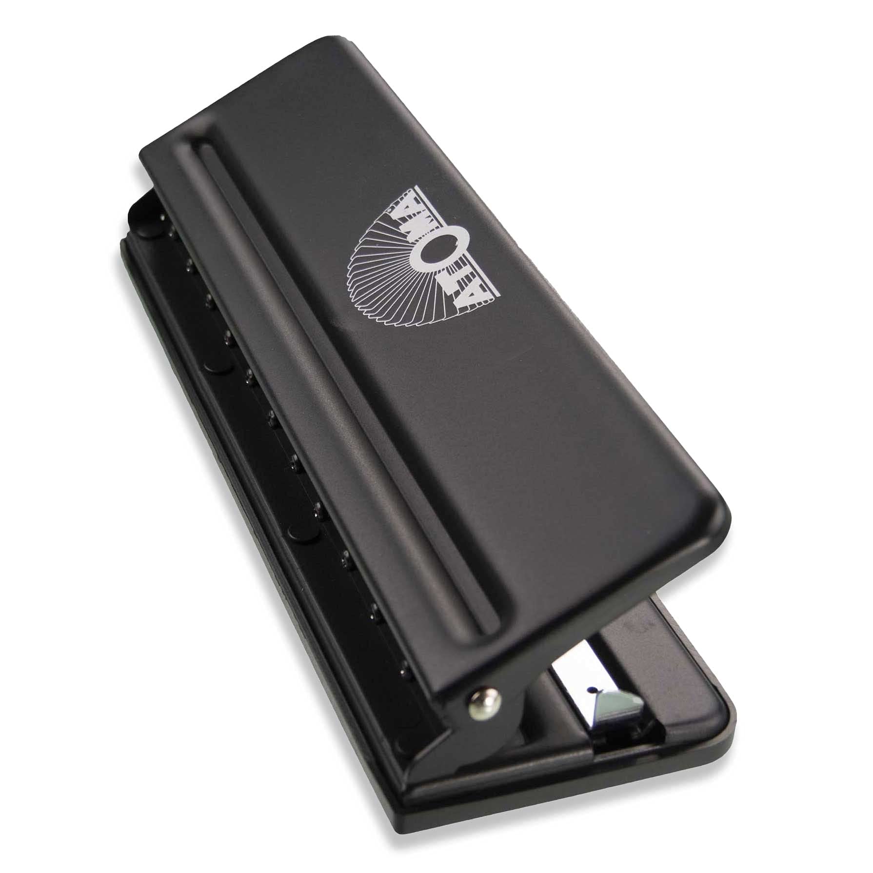 Atoma 11 Hole Punch, Metal, Punches Up to 6 Sheets of 90g Paper, A6, A5, A4 Sheets