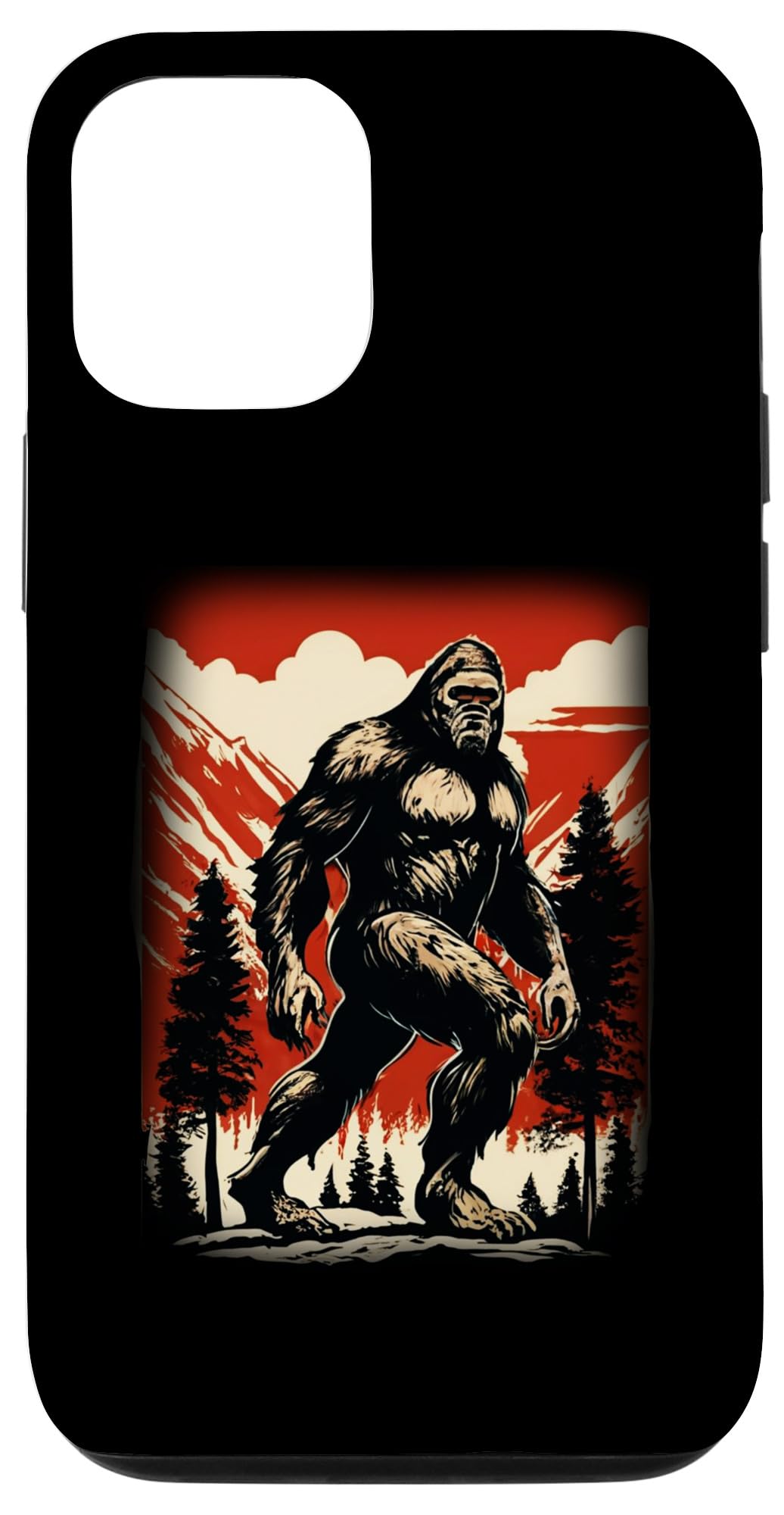 iPhone 15 Bigfoot Sasquatch Adventure Camping Funny Quote Case