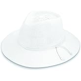 Wallaroo Hat Company Women’s Victoria Fedora – UPF 50+ UV Protection, Wide Brim, Medium Size, Packable & Adjustable Sun Hat