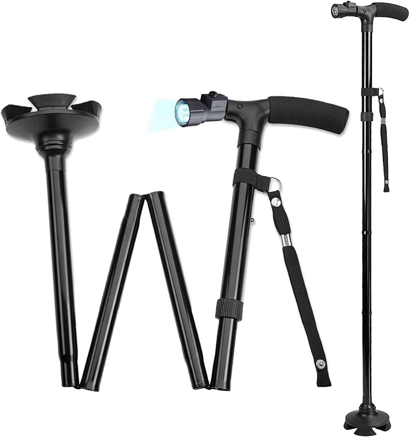 Folding Cane with Led Light Original Magic Cane with LED Light to Get