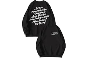 ALAPUSA Let Them Misunderstand You Sweatshirt | Inspirational Unisex Graphic Tee | Motivational Long Sleeve Shirt