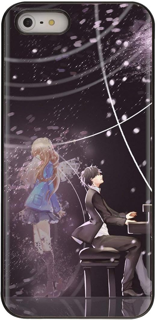 Amazon Iphone 5 5s Se用 Apple Iphone Se用 ハードフォンケースカバー 四月のライ アニメアート ケース カバー 通販