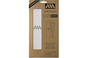 All Mountain Style Bike Frame Protector Universal Fit - 9-Piece Set for Down Tube, Chainstay, Cable Wear, High-Impact Honeycomb PVC to Protect Your Bike from Scratches, Chips and Dings