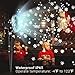 Christmas Projector Lights Outdoor LED Snowflake Christmas Lights with Remote Control, Outdoor Landscape Patio Garden Decorative Lighting for Christmas Xmas Holiday Birthday Party Stage