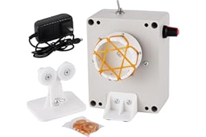 JIAWANSHUN Upgrade Fishing Rod Building Drying System, 100-240V Professional DIY Fishing Rod Adjustable Forward and Reverse Switch, Electric Fishing Rod Building Winding Machine 0-40RPM