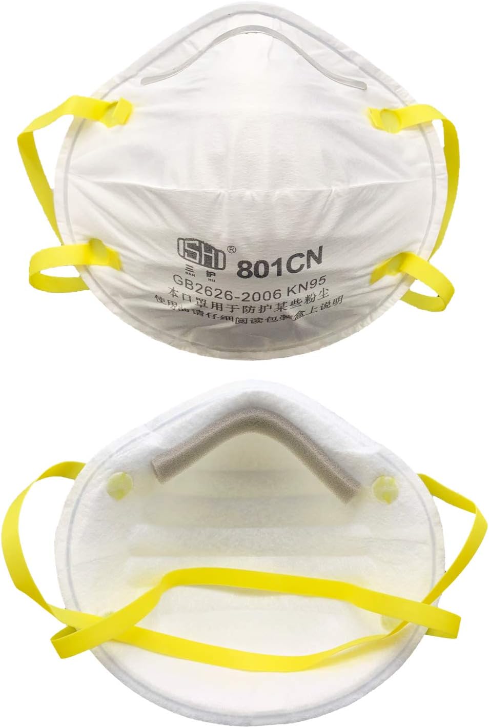 N95 Masks, Surgical Face Mask PM2.5, N95 Respirator Mask for Germ Protection (Pack of 10)