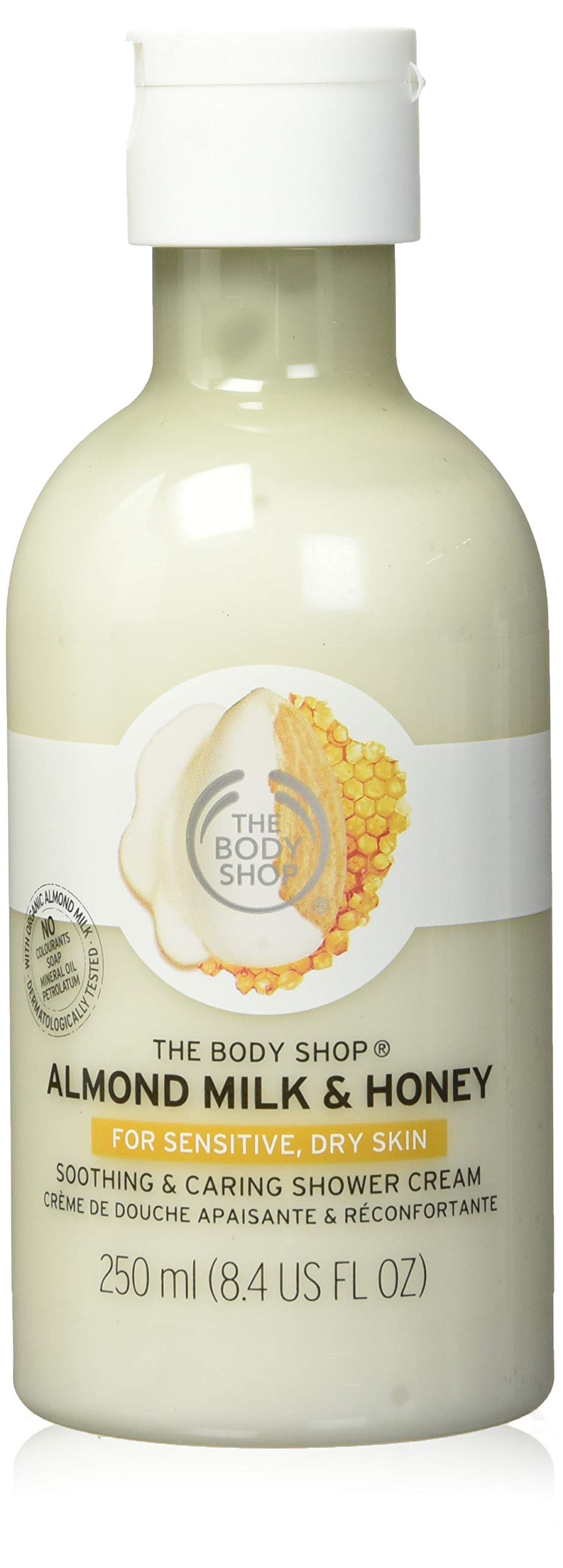 The Body Shop Shower Cream 250ml Almond Milk & Honey For Sensitive Dry Skin