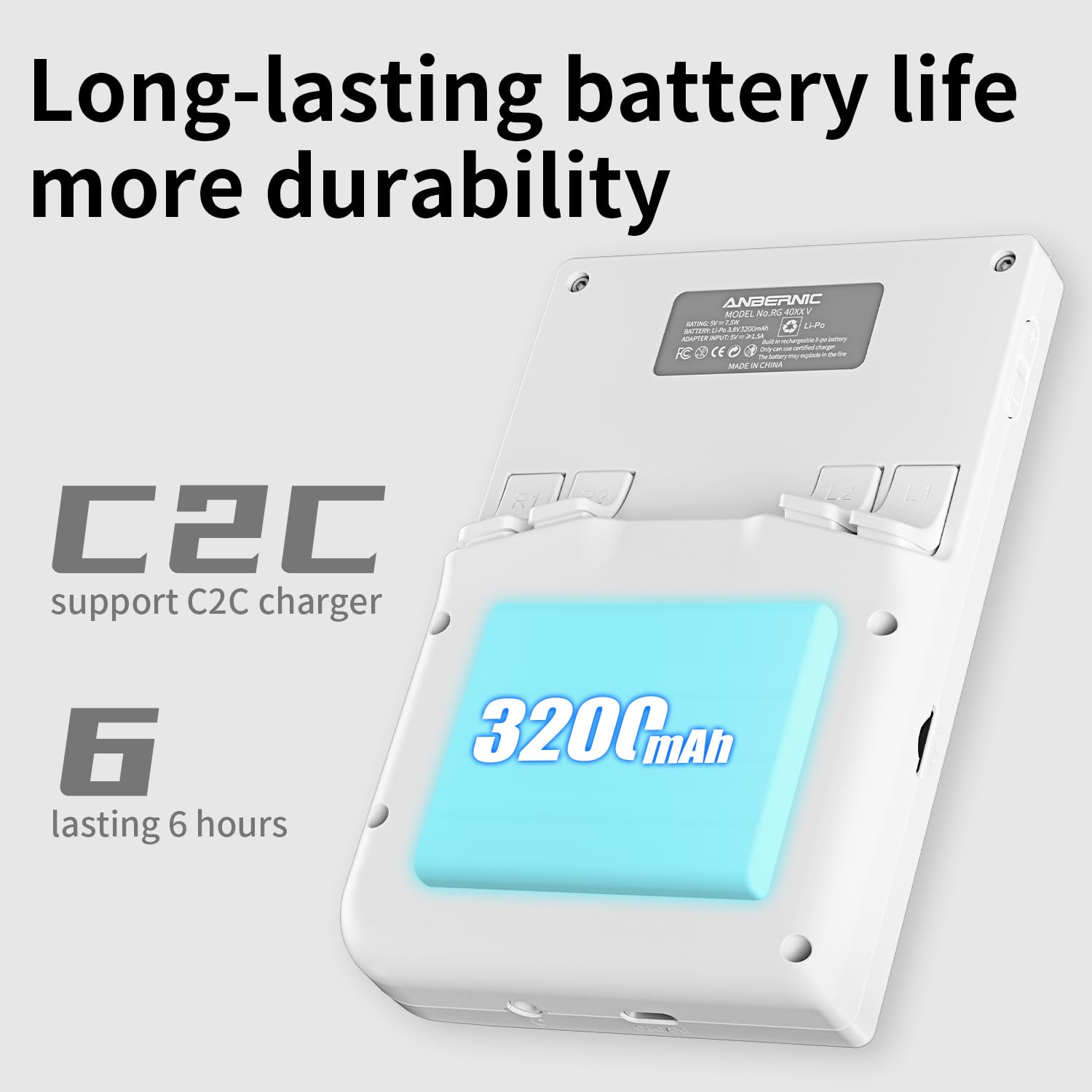 RG40XX V Handheld Game Console RG 40XXV 4.0'' IPS Screen with 64G TF Card Pre-Installed 5223 Games Supports 5G WiFi 4.2 Bluetooth Online Fighting,Streaming and HDMI Retro Emulator RG40XX