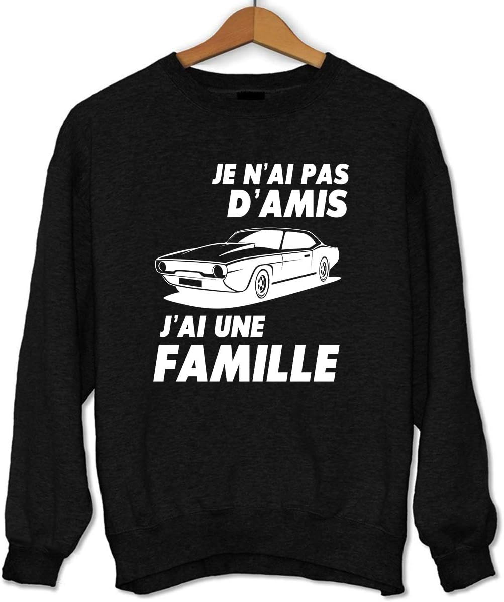 Fast And Furious Les Amis C Est La Famille Sweat Unisexe Repliques Film Amitie Voitures Amazon Fr Sports Et Loisirs